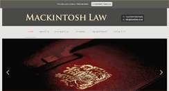 Desktop Screenshot of macklaw.co.uk